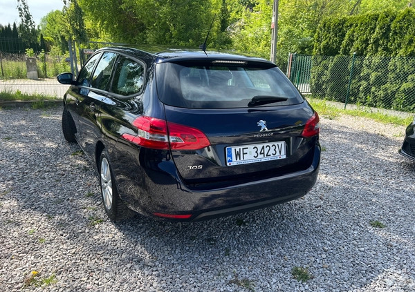 Peugeot 308 cena 45900 przebieg: 110000, rok produkcji 2020 z Warszawa małe 326